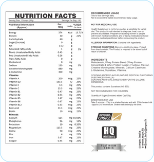 PLATINIUM SERIES 3rd DEGREE TIGER MASS GAINER 10LBS