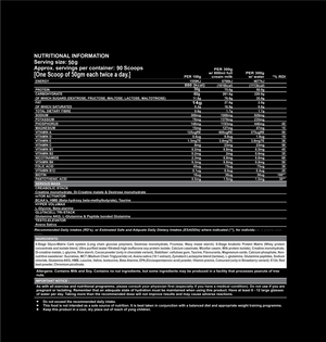 PLATINIUM SERIES ZOMBIE MASS GAINER 10LBS