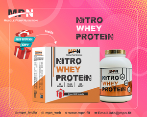 NITRO WHEY PROTEIN 2KG FREE GIFT INSIDE