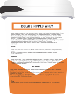 MPN ISOLATE RIPPED WHEY 4LBS